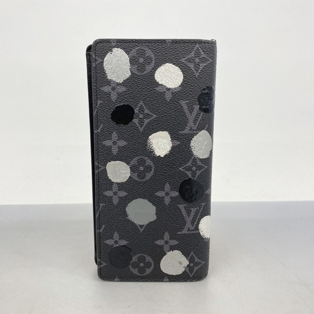 Louis Vuitton Long Wallet Monogram Eclipse LV x YK Portefeuille Brazza M81932... - Picture 13 of 13